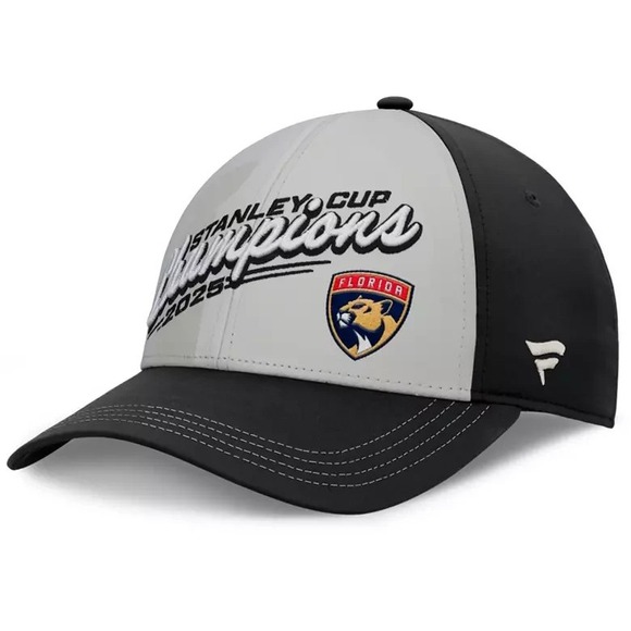 Florida Panthers Fanatics 2025 Stanley Cup Champions Locker Room Adjustable Hat
